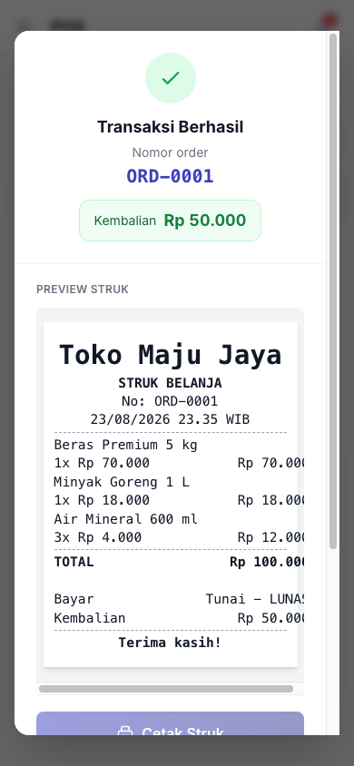 Struk siap